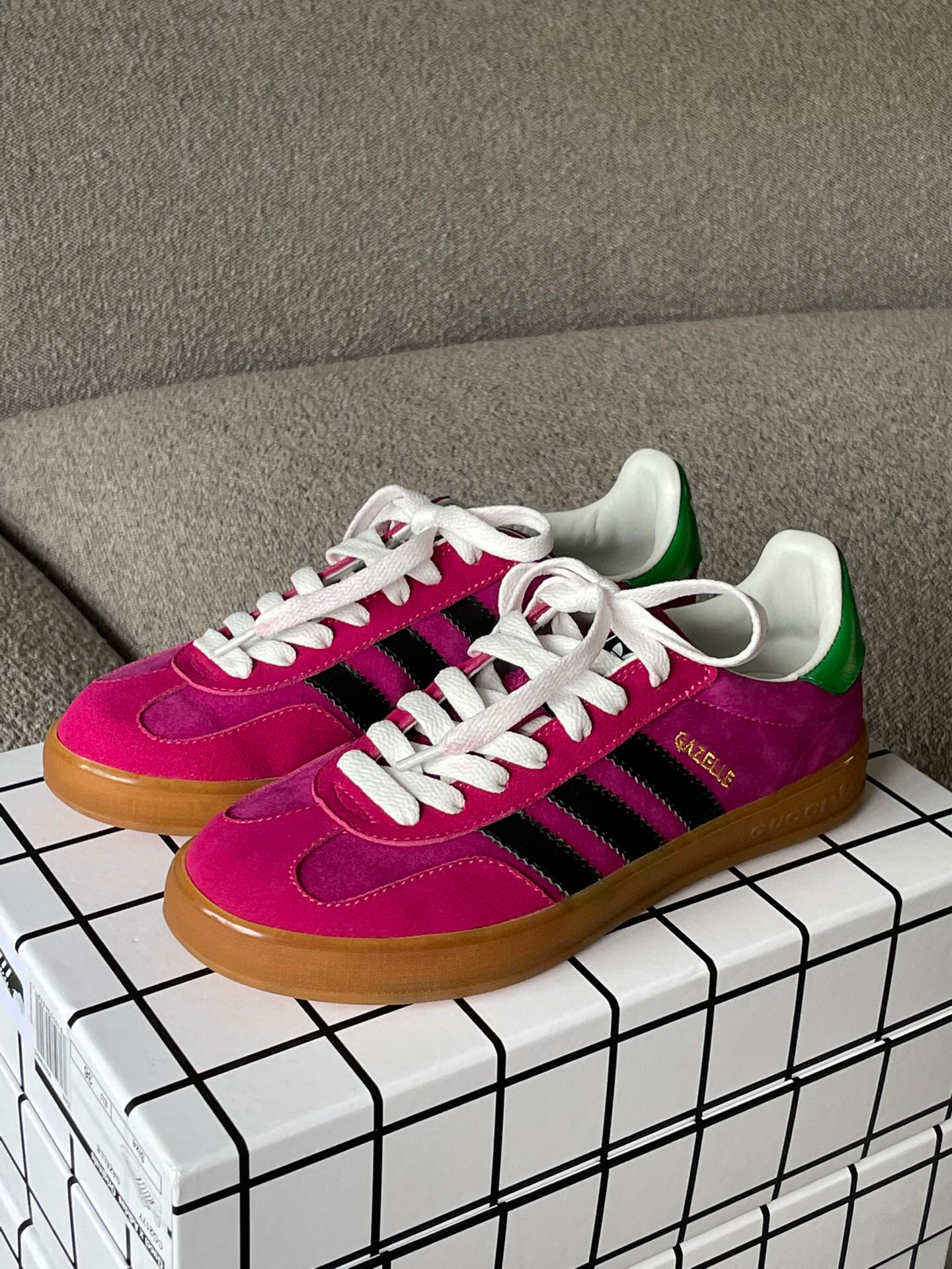 구찌 x 아디다스 남녀공용 신발 운동화 스니커즈