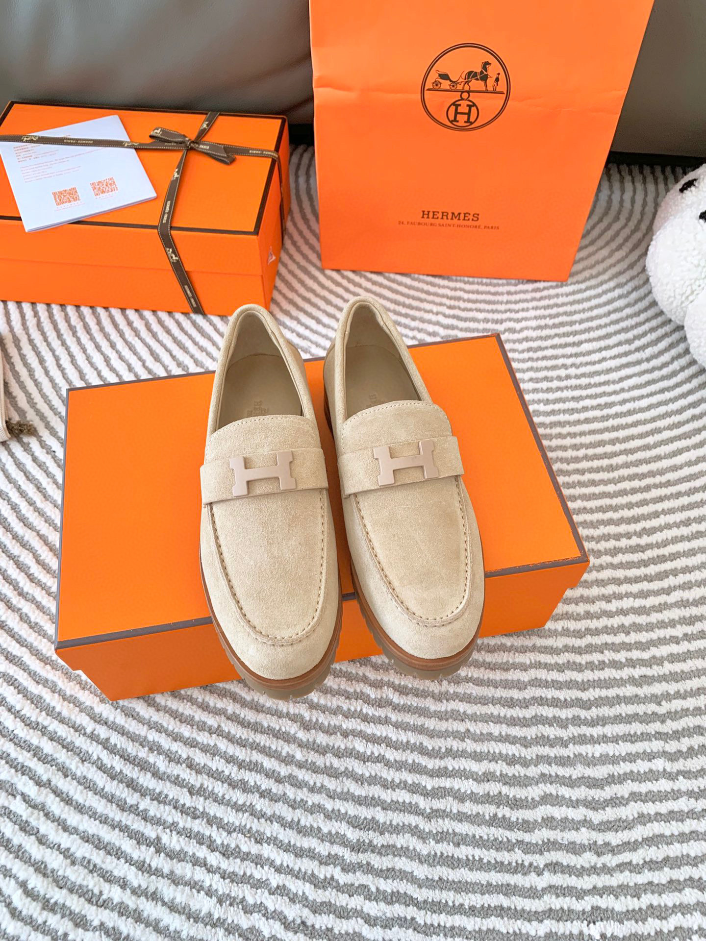 에르메스 여자 로퍼신발