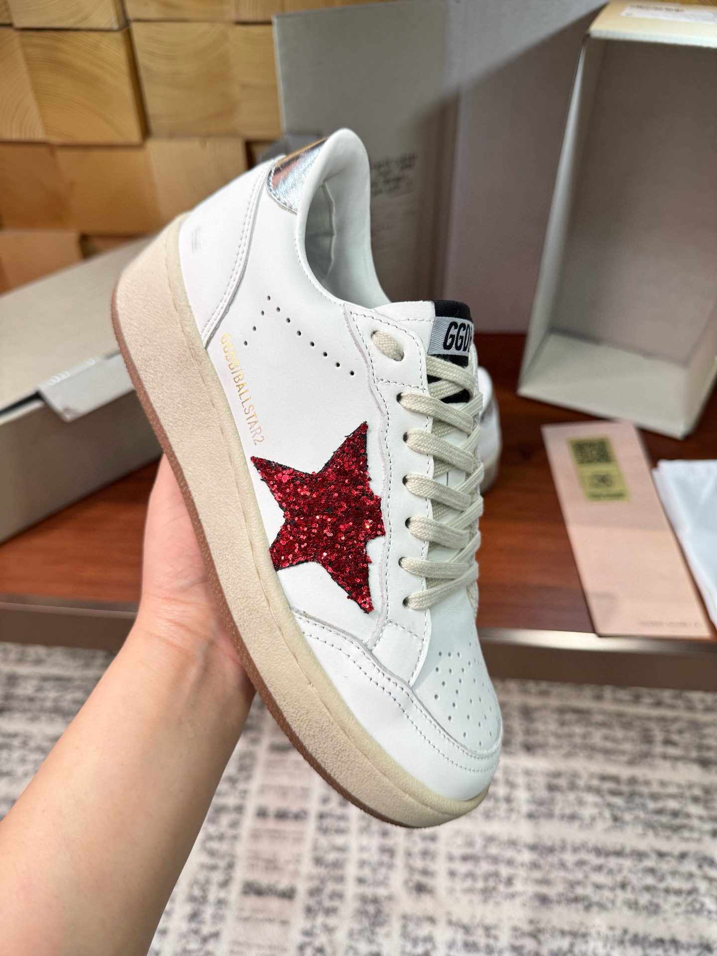 골든구스 3cm 남녀공용 스니커즈 신발 운동화