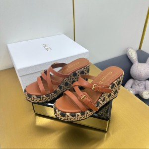 디올 여자 슬리퍼 8cm