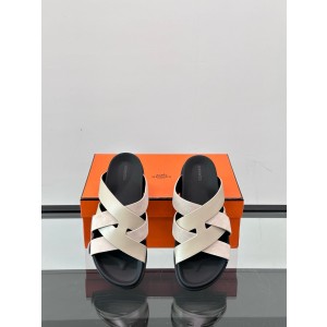 에르메스 남자 슬리퍼