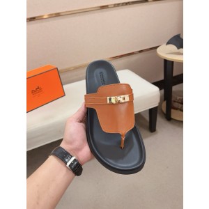에르메스 남자 슬리퍼