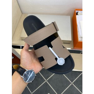 에르메스 남자 슬리퍼