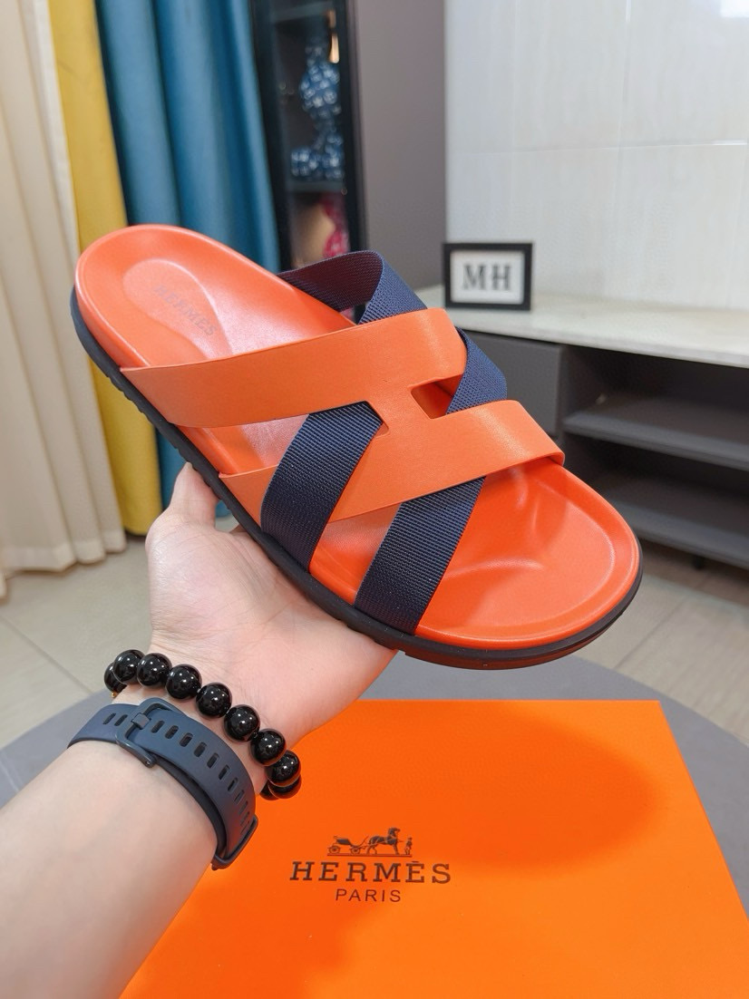 에르메스 남자 슬리퍼