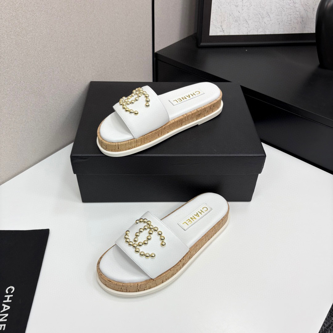 샤넬 여자 슬리퍼