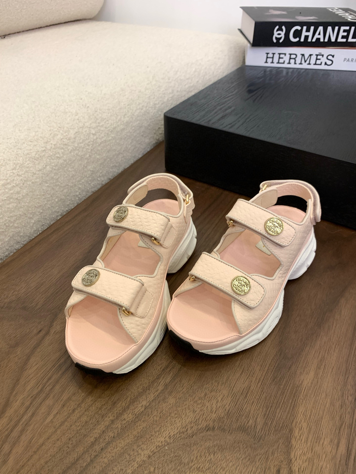 샤넬 여자 샌들