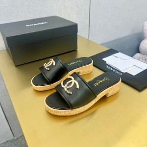샤넬 여자 슬리퍼 6.5cm