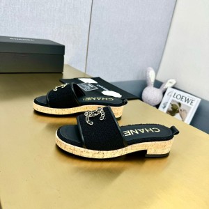 샤넬 여자 슬리퍼 6.5cm