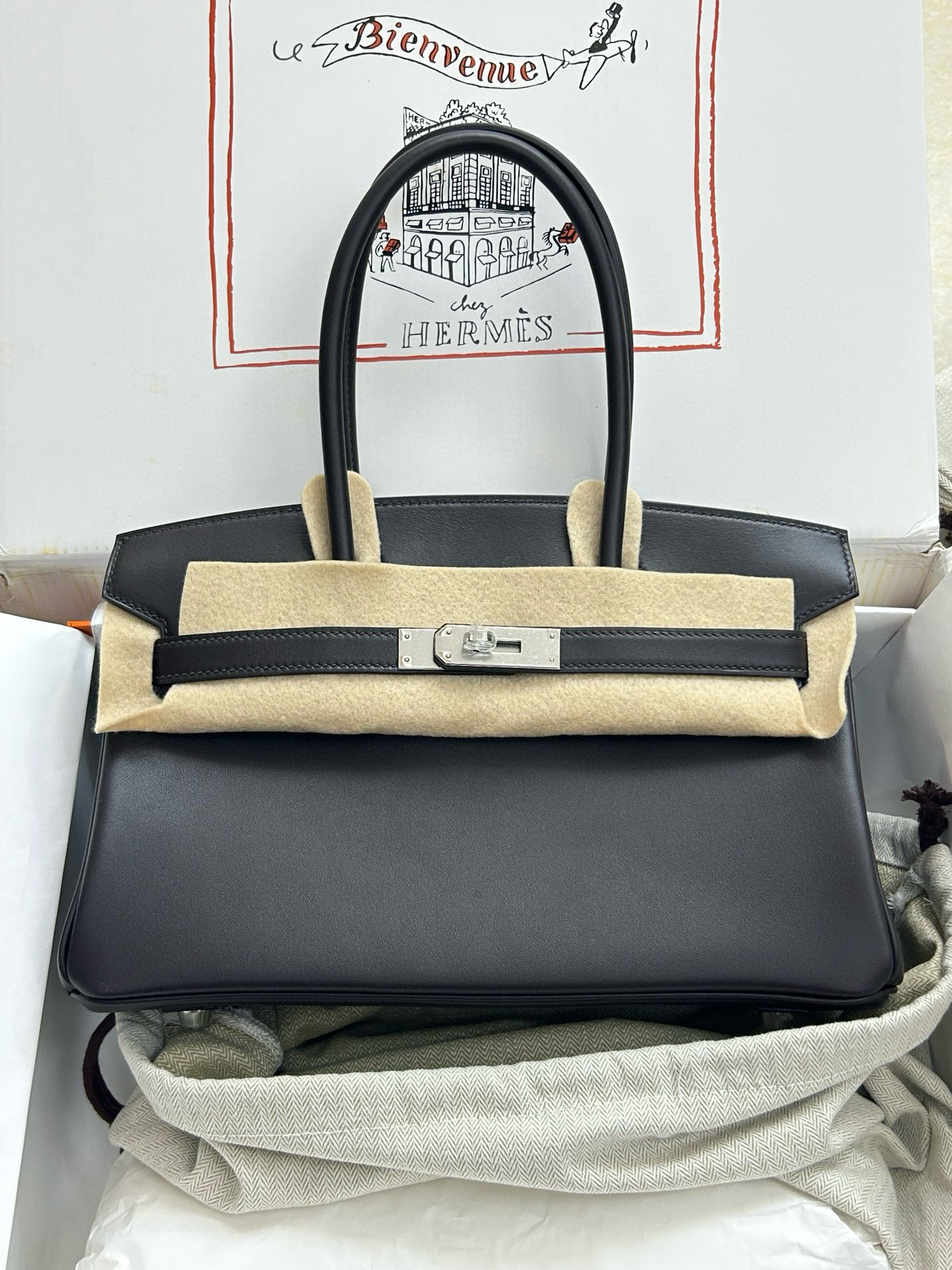 에르메스 숄더 버킨백 29 스위프트가죽 여자가방