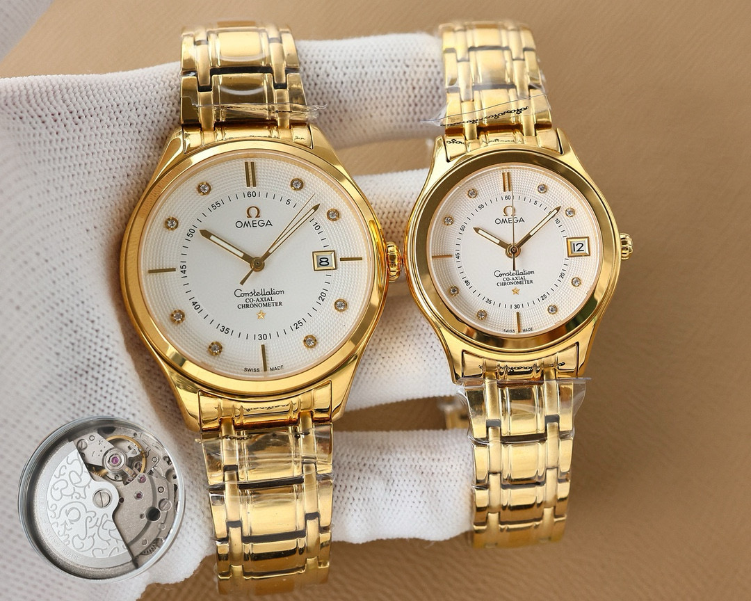 오메가 3컬러 미러급 커플시계