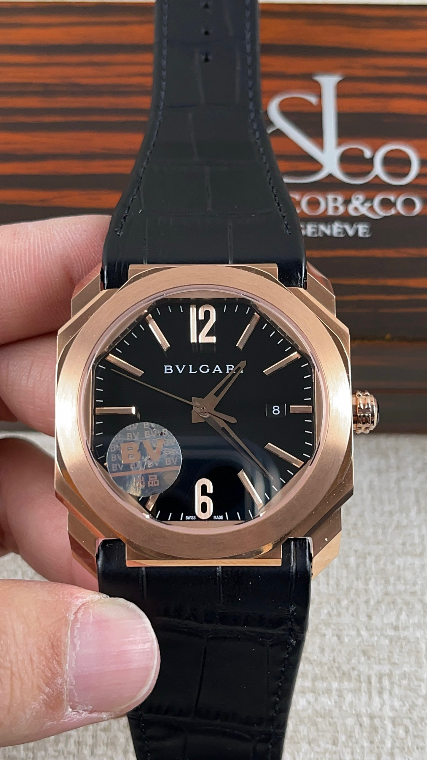 불가리  남자 미러급 시계