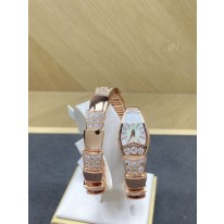 불가리 2칼라 미러급 여자시계