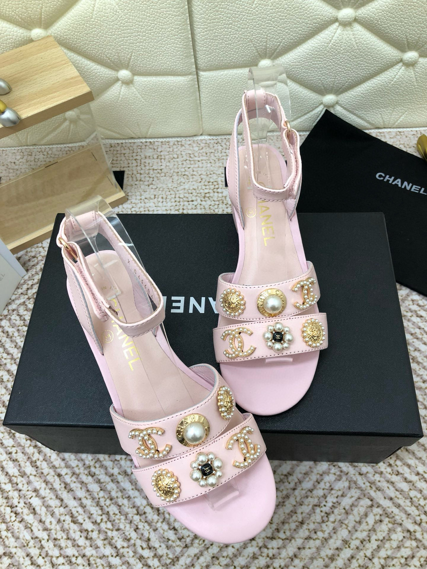 샤넬 여자 샌들