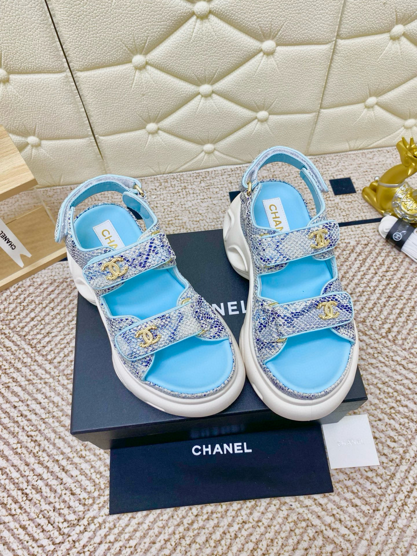 샤넬 여자 샌들