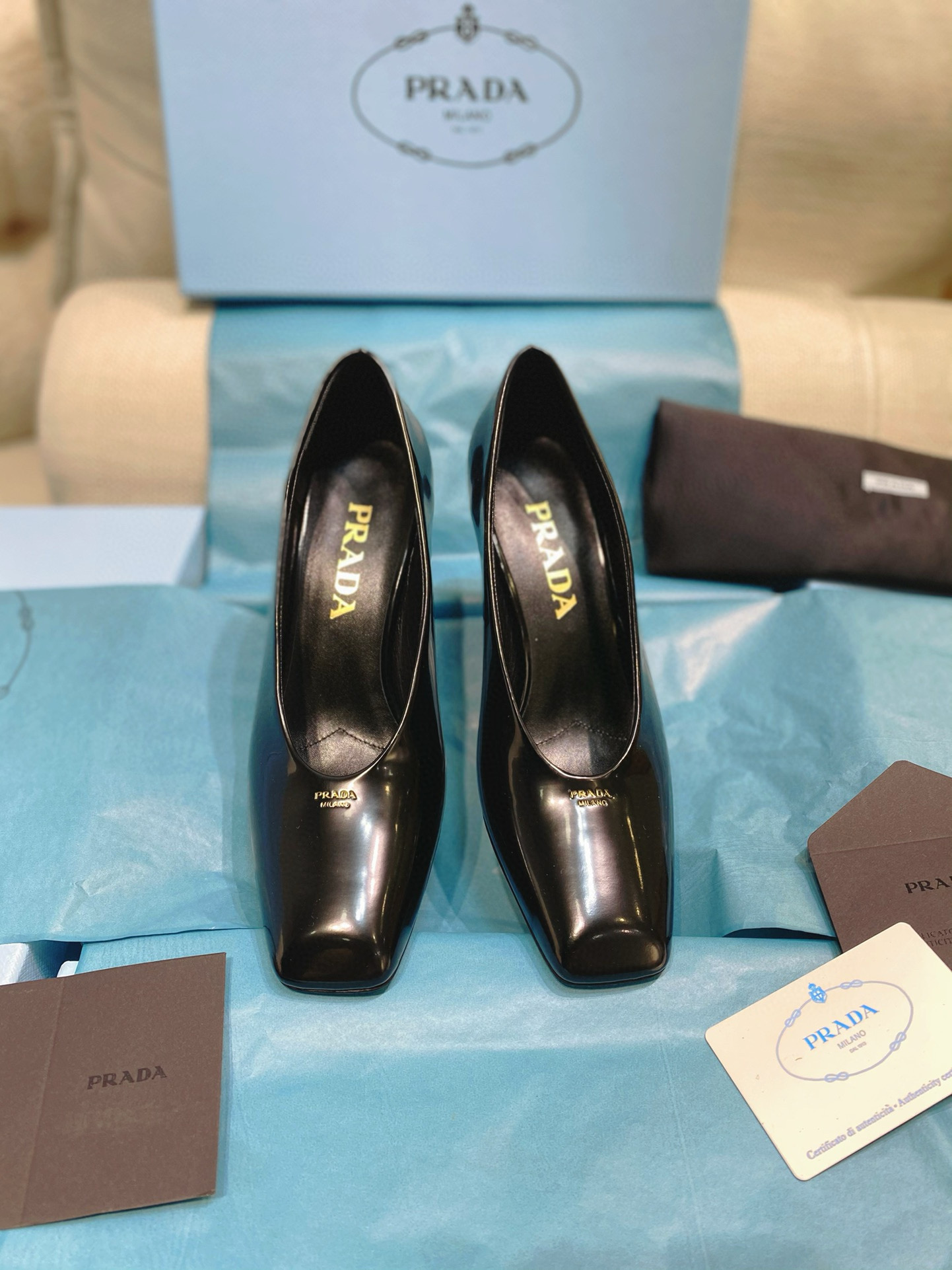 프라다 2cm,8.5cm 여자 신발 구두