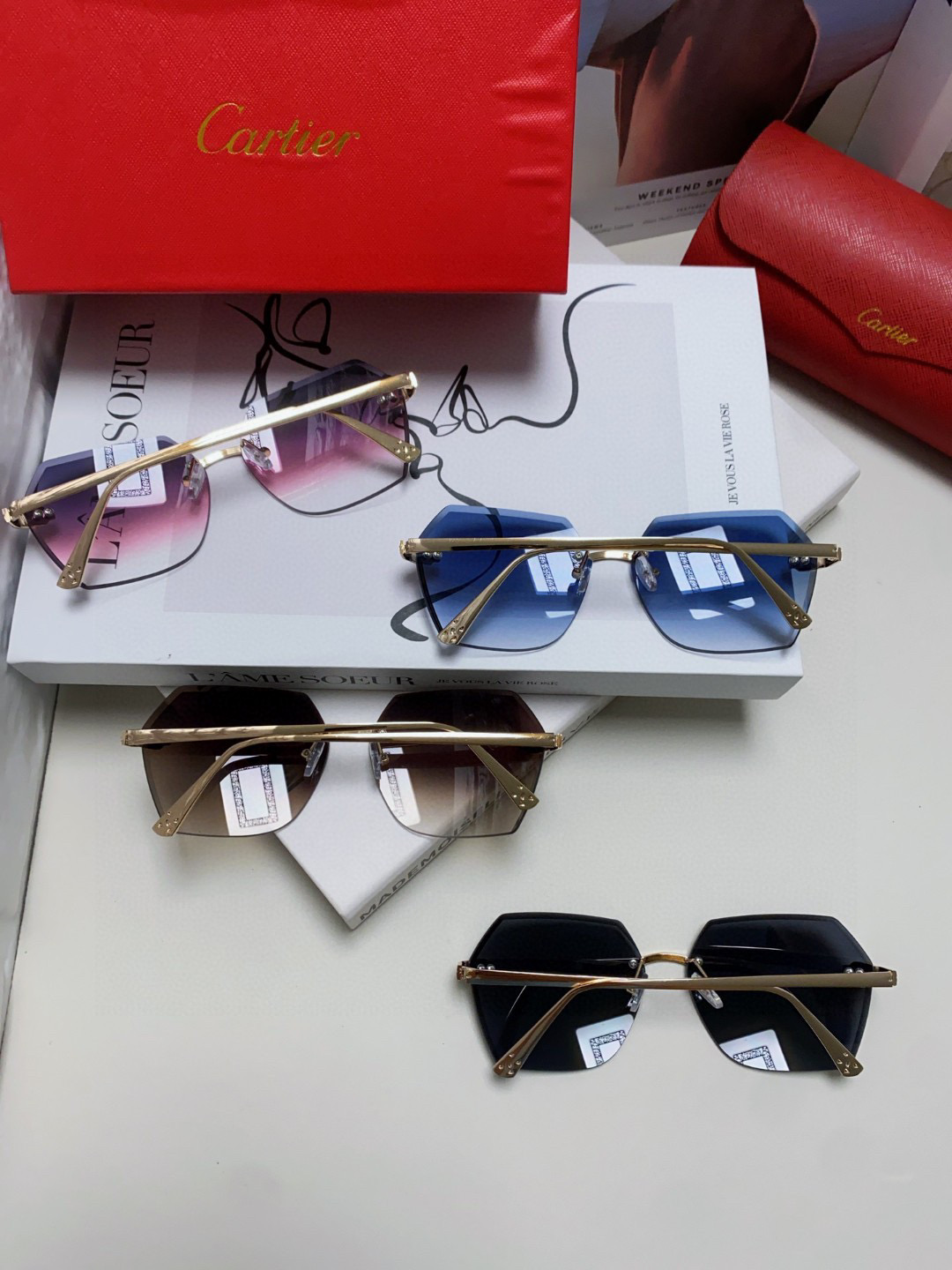 까르띠에 4컬러 선글라스