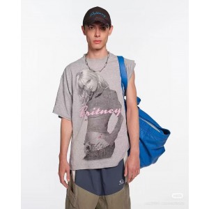 발렌시아가 남녀공용 반팔티