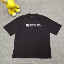 발렌시아가 남녀공용 반팔티