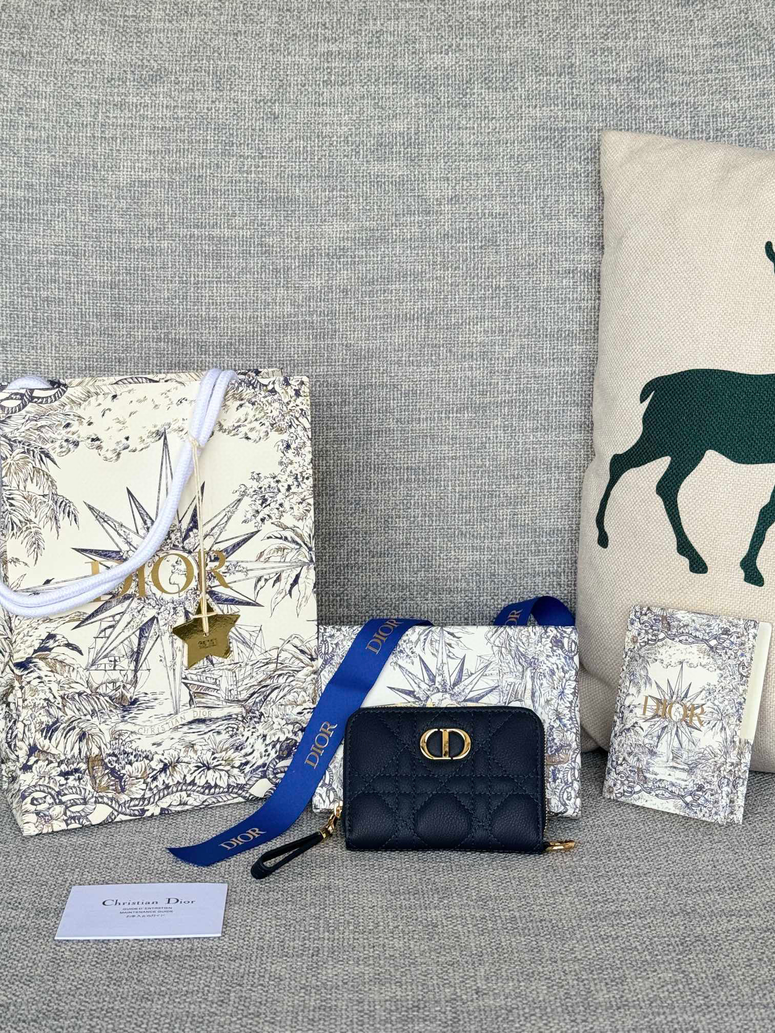 디올 S5034 여자 카드지갑 머니클립