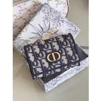 디올 S5132UWHC_M30G 여자 카드지갑 머니클립