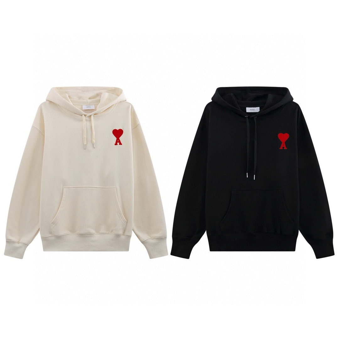 아미 아미리 2컬러 남자 후드티