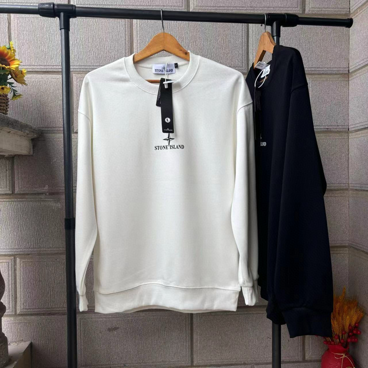 스톤아일랜드 2컬러 남자 맨투맨