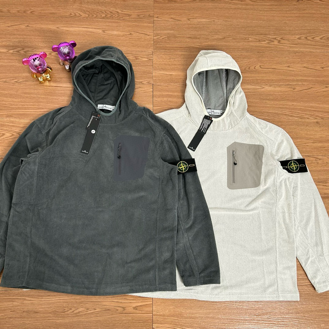 스톤아일랜드 2컬러 남자 후드티