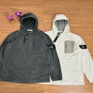 스톤아일랜드 2컬러 남자 후드티