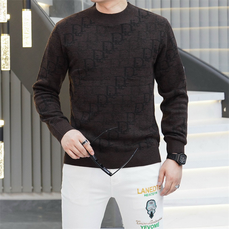 디올 2컬러 남자 니트