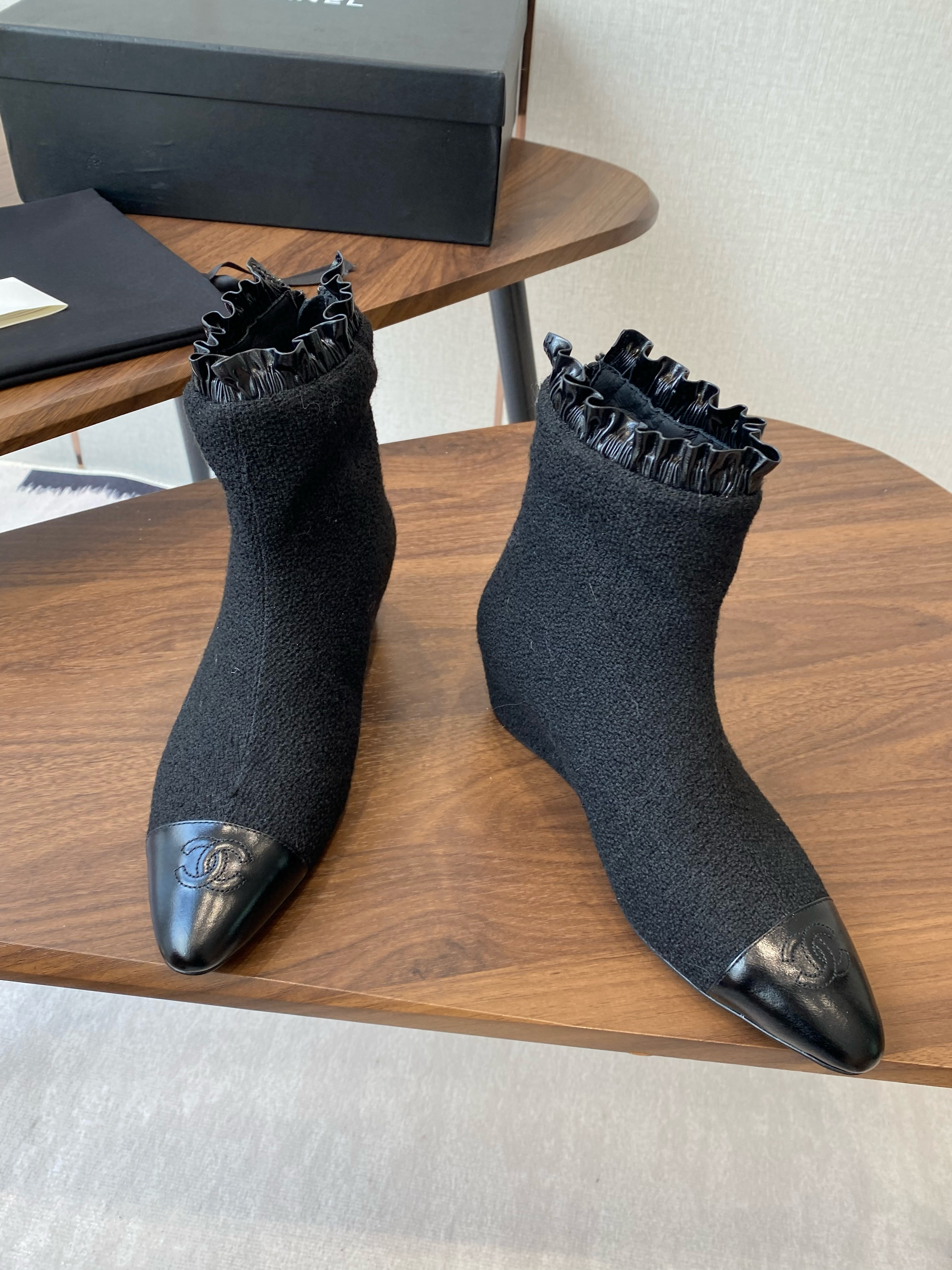 샤넬 4.5cm 여자 부츠