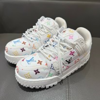 루이비통 트레이너 남녀공용 신발 운동화 스니커즈