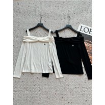 디올 여자 긴팔 티셔츠 2컬러