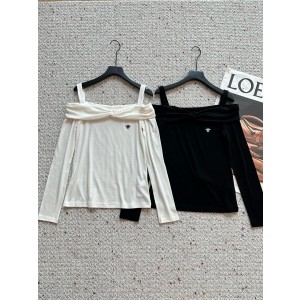 디올 여자 긴팔 티셔츠 2컬러