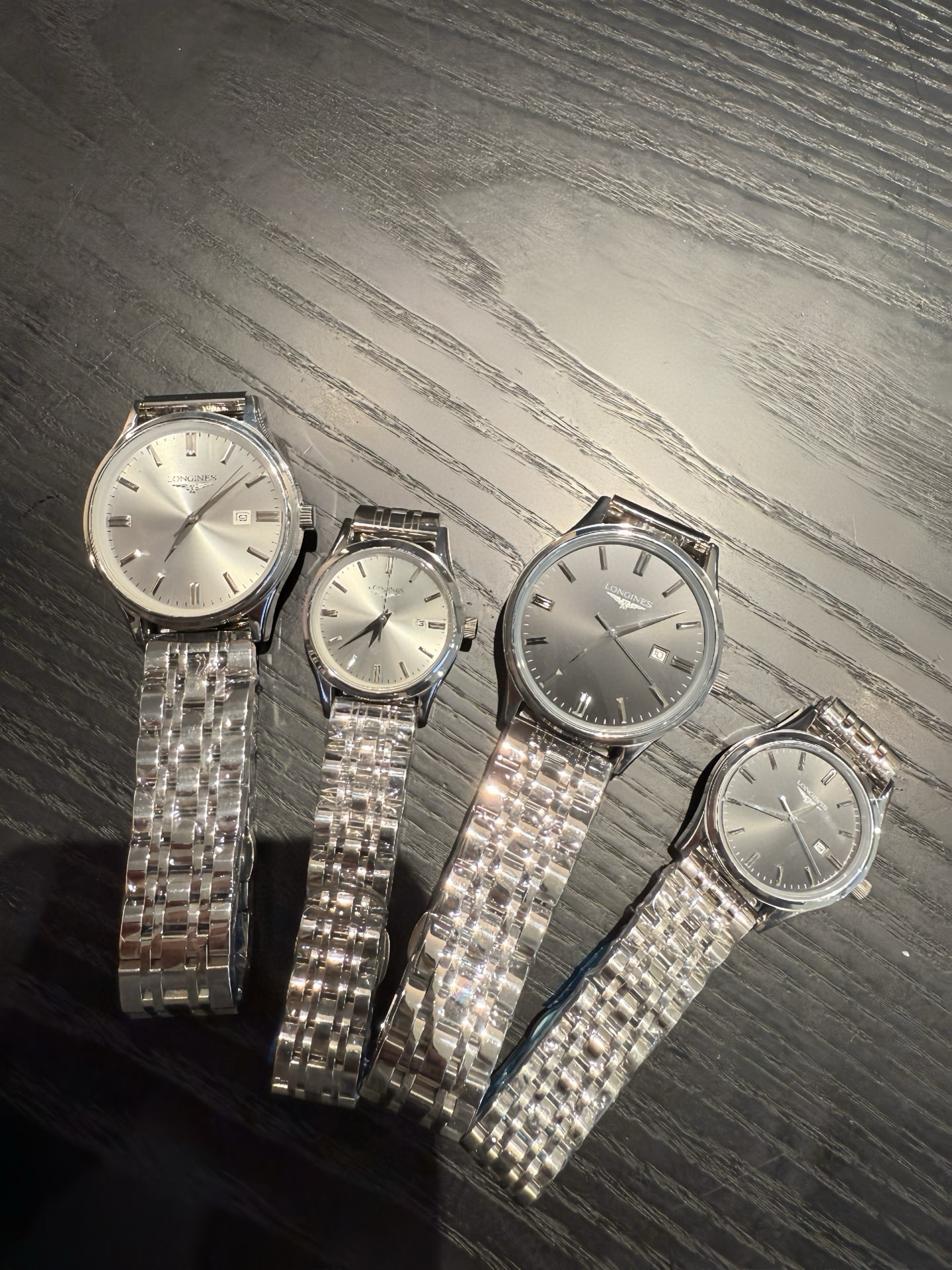 론진 2컬러 남녀공용시계 커플시계