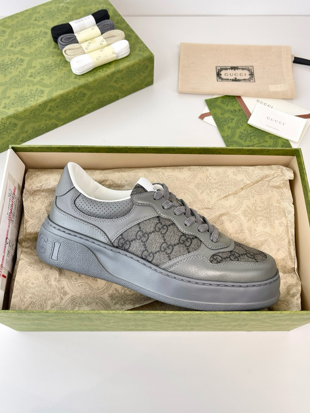 구찌 4cm 남자 신발 운동화 스니커즈