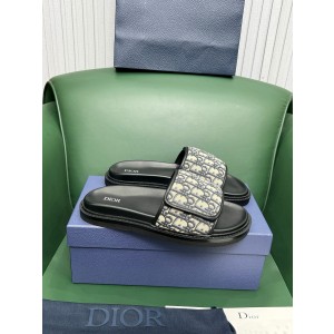 디올 남자 슬리퍼