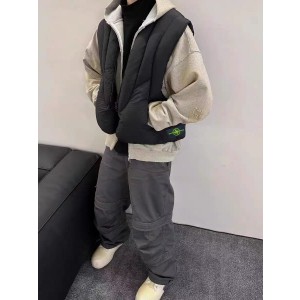 스톤아일랜드 2컬러 남자 조끼