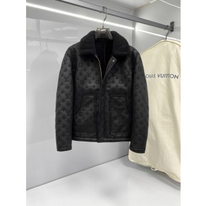 루이비통 양가죽 양모 자켓